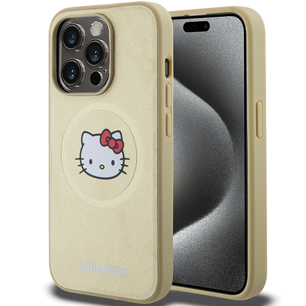 Hello Kitty Étui pour iPhone 14 Pro Max - Cuir - Aimanté - Semi-rigide