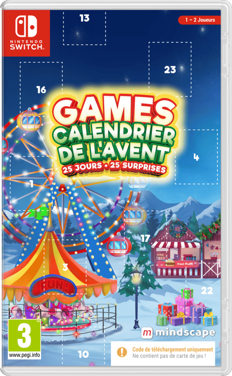 Calendrier de 'Avent 2023 Nintendo SWITCH CIAB Neuf - vue 5
