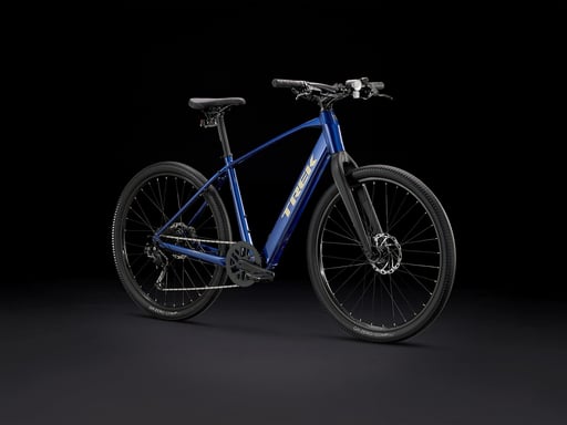 Trek Bikes Dual Sport+ 2 Bleu Aluminium L 69,8 cm (27.5'') 17,4 kg Lithium-Ion (Li-Ion)