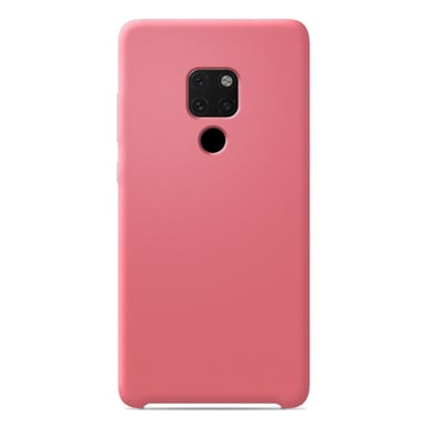 Coque silicone unie Soft Touch Saumon compatible Huawei Mate 20
