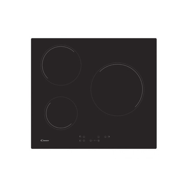 Plaque Vitrocéramique CANDY CH63CT – 3 Foyers, 5500W, Minuteur - vue 5