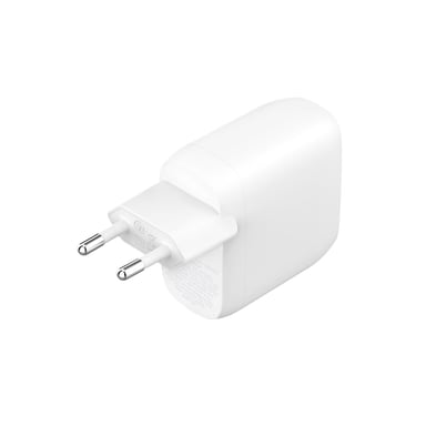 Belkin Doble USB-C 60W Doble Protocolo PD y PPS Cargador de red Blanco
