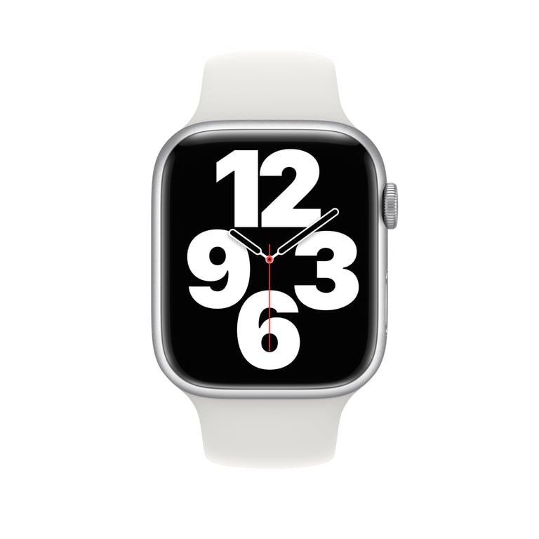 Bracelet Sport pour Apple Watch 45 mm - Blanc - Neuf