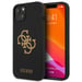 Custodia Guess per iPhone 13 mini 5,4'' nero Silicone 4G Logo