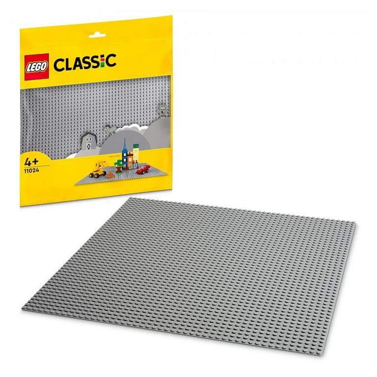 Plaque de Construction Grise LEGO® Classic 11024 - 48x48 Tenons - Neuf