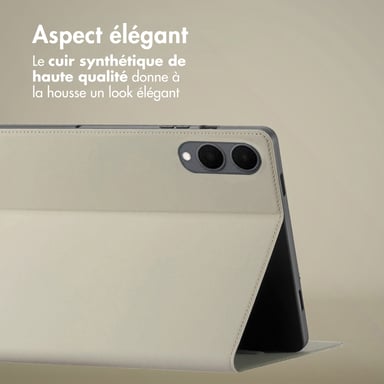 Accezz Coque tablette Classic pour Samsung Galaxy Tab S11 Ultra - Greige