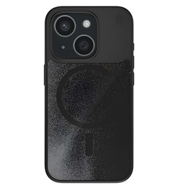 STM Funda para iPhone 15 Mag Efecto Arena Seguro Antiarañazos Negro
