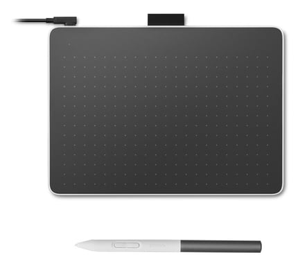 Wacom Intuos One Small graphique Gris, Blanc 152 x 95 mm USB Bluetooth Blanc - vue 2