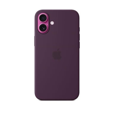 Apple Coque en silicone avec MagSafe pour iPhone 16 Plus - Prune Apple (brand) iPhone 16 Plus
