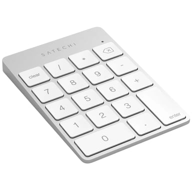 Satechi ALUMINUM RECHARGEABLE BT KEYPAD SILV. GR Numérique Bluetooth Argent