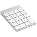 Satechi ALUMINUM RECHARGEABLE BT KEYPAD SILV. GR Numérique Bluetooth Argent