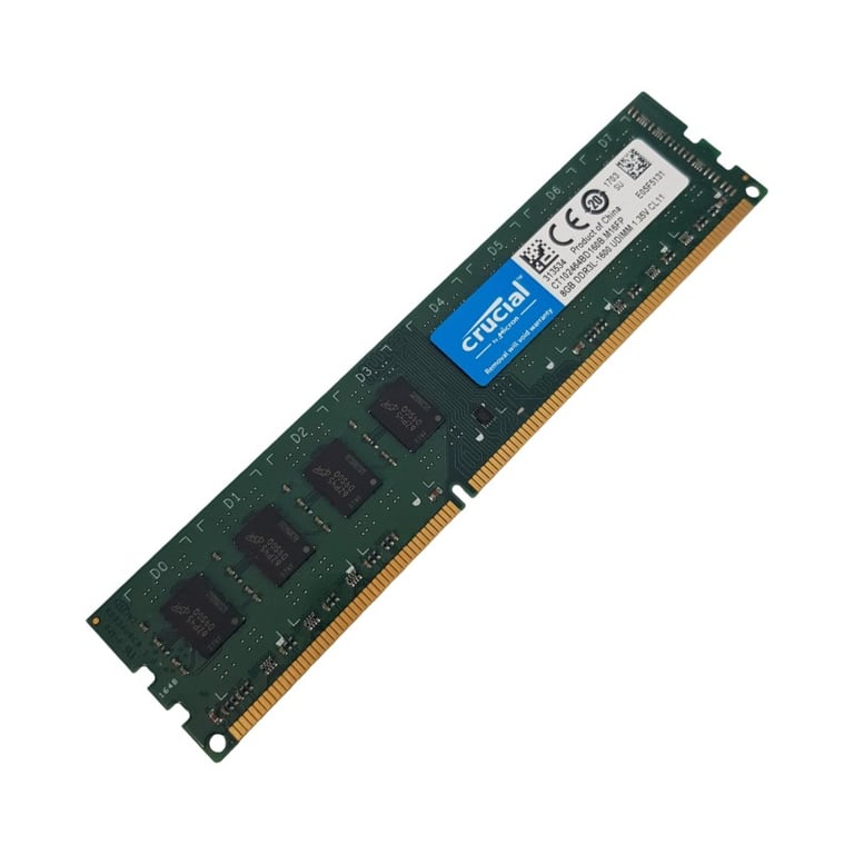 8Go RAM DDR3 CT102464BD160B.M16FP DIMM PC3L Très bon état