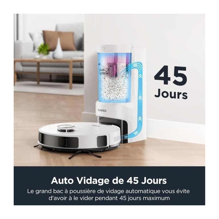 Aspirateur Robot Laveur EUREKA E10S 4000 Pa 180 min 200 ml - vue 2