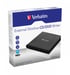 Verbatim External Slimline CD/DVD Writer lecteur de disques optiques DVD±RW Noir
