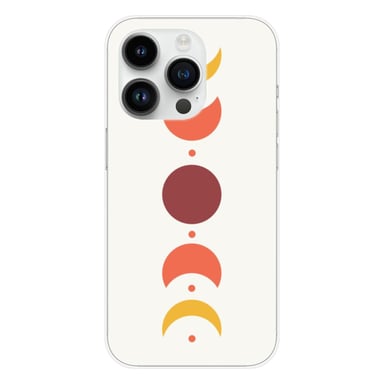 Coque en silicone - Compatible Apple iPhone 15 Pro - design eclipse