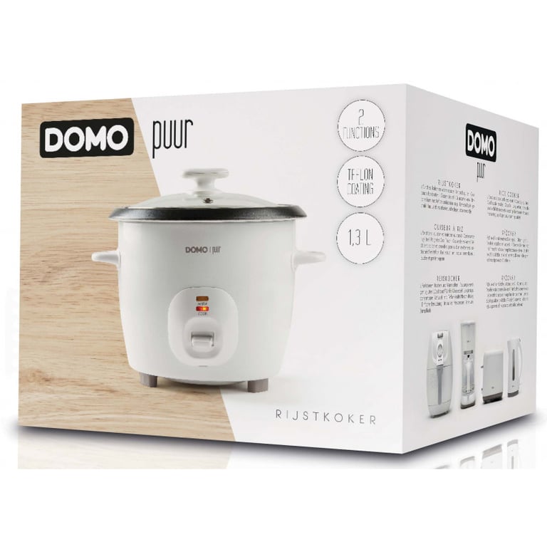 Cuiseur À Riz DOMO DO9176RK – 1,3 L, 536 W, Fonction Maintien au Chaud - vue 4