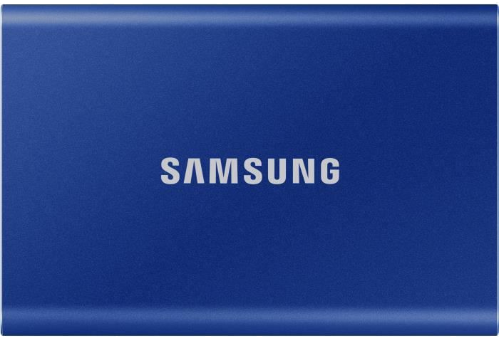 SAMSUNG - SSD externe - T7 Bleu - 1To - USB Type C (MU-PC1T0H/WW)