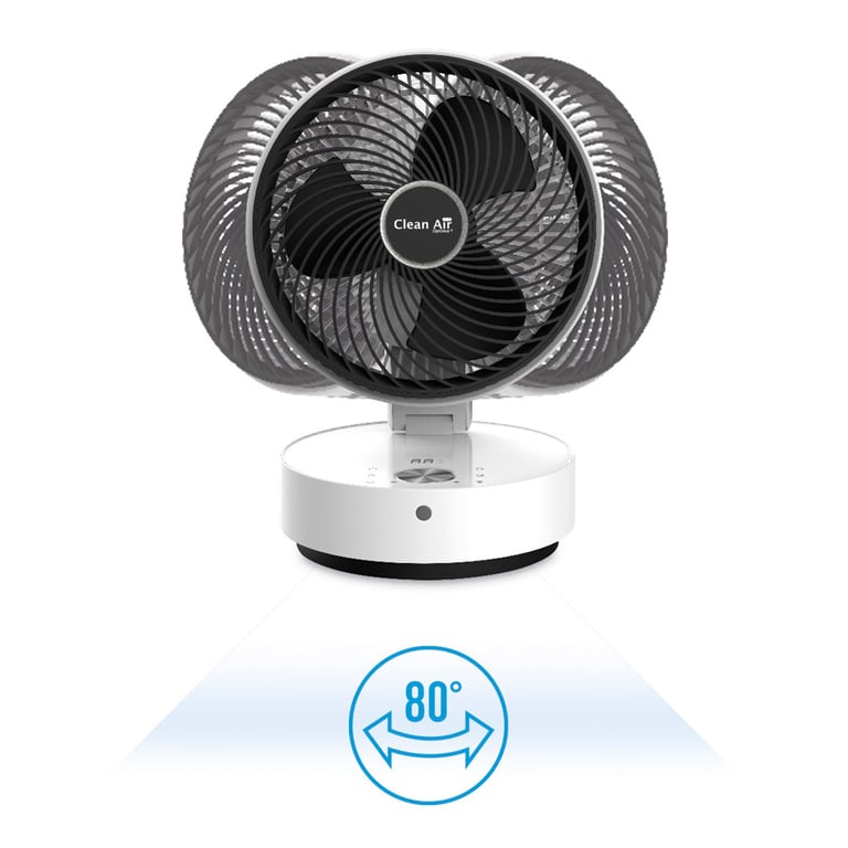 Ventilateur Circulateur Clean Air Optima CA-404W – Ioniseur, Design Aérodynamique - vue 3