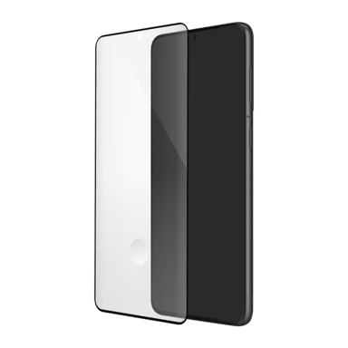 Protezione dello schermo in vetro temperato curvo da bordo a bordo per Samsung Galaxy S21+ 5G, nero