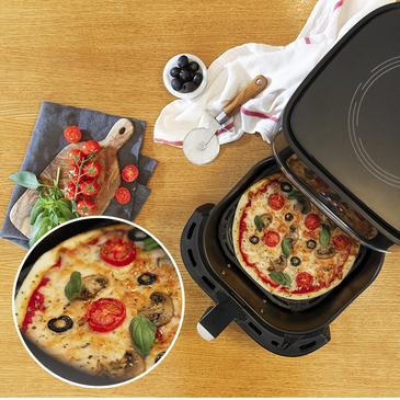 Cecotec 03214 friteuse Unique 5,5 L Autonome 1700 W Friteuse d'air chaud Noir, Acier