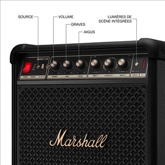 Bromley 450 - Enceinte party bluetooth Marshall, NOIR