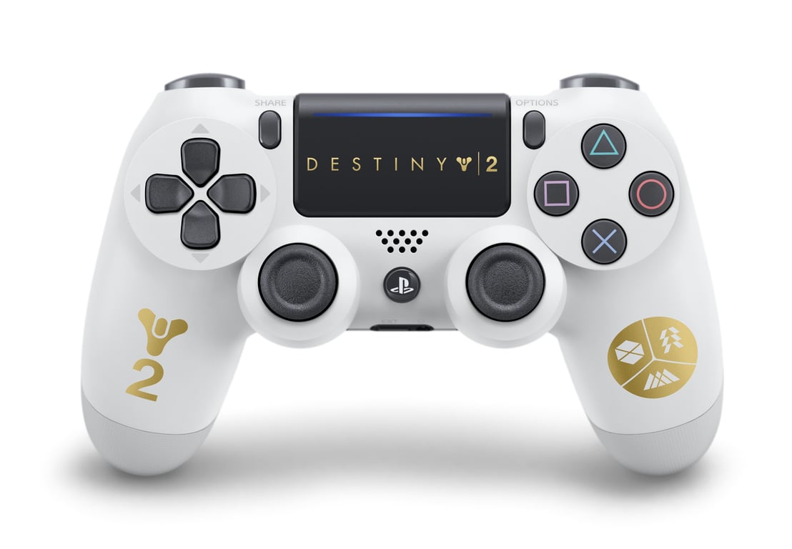 Sony Dualshock 4 V2 Destiny 2 Limited Edition Noir, Or, Blanc Bluetooth Manette De Jeu Analogique/Numérique PlayStation 4 - Bon État