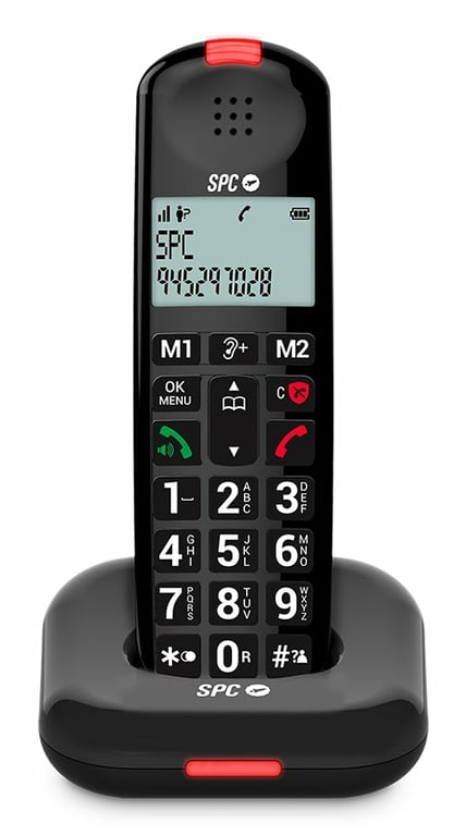 Tél éphone Sans Fil SPC Comfort Kairo – Grandes Touches Son Amplifié Compatible Appareils Auditifs - vue 2