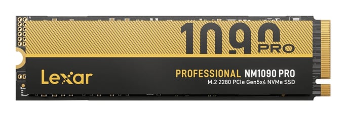 Lexar Professional NM1090 PRO 4 TB M.2 PCI Express 5.0 NVMe 3D TLC NAND