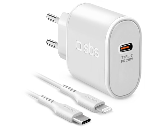 SBS TETRKITPD20LIGW chargeur d'appareils mobiles Smartphone Secteur Charge rapide Intérieure Neuf - vue 2