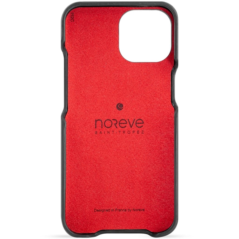 Coque cuir Apple iPhone 15 Plus - Coque arrière - Rouge - Cuir lisse