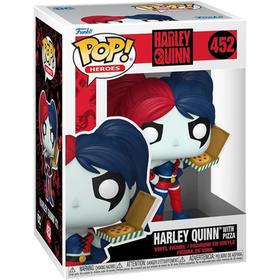 Figura Funko Pop Heroes: Dc Harley W/ Pizza