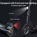 iScooter i9S Scooter électrique 10 pouces 500W Moteur EScooter 36V 10Ah Fissuré Vitesse maximale 35km/h Écran LCD Contrôle APP Scooter électrique