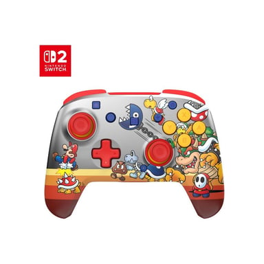 Manette de jeu sans fil Turtle Beach Rematch RGB Koopa Troop pour Nintendo Switch 2 Noir