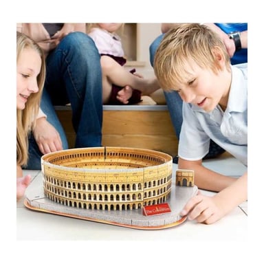 Puzzle 3D luminoso - Colosseo - Gioco di costruzione - 131 pezzi - Da 8 anni