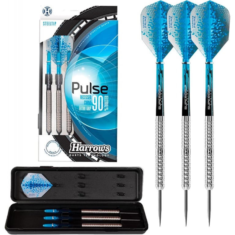 Fléchettes en Acier Pulse 90 Poids de 23g pour Performance Optimale Neuf
