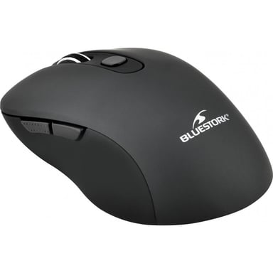 BLUESTORK Ratón inalámbrico para juegos - 2,4 Ghz - 6 botones - Negro