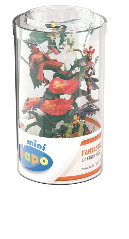 Papo Mini Fantastiques Tube 12 pcs Neuf