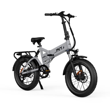 Bicicleta eléctrica todoterreno PVY Z20 Plus, batería de 48 V y 16,5 Ah, triple suspensión - GRIS