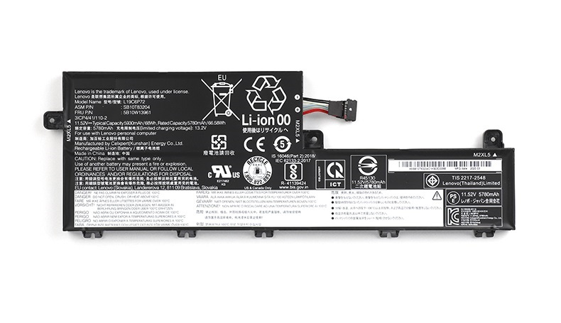 DLH Batería Li-Pol 11,52V 5650mAh 65Wh - L19C6P72 / L19L6P72 / 5810W13960 / 5B10W13961 / SB10T83203 / SB10T83204 - Nuevo