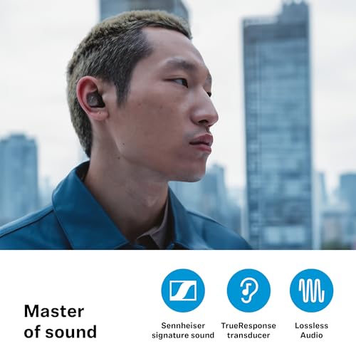 Écouteurs intra-auriculaires sans fil Sennheiser Momentum True Wireless 4 ANC Bluetooth 5.4 Noir et Gris - Neuf