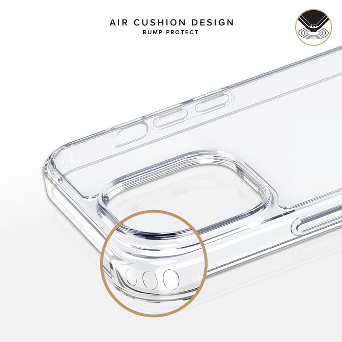 Carcasa híbrida invisible para Apple iPhone 14 Pro, Transparente