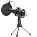 Microphone Streaming PodCast + Trépied + Filtre Anti-Pop