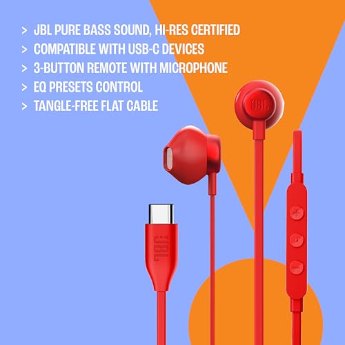 JBL Tune 305C Casque Avec fil Ecouteurs Appels/Musique USB Type-C Blanc - Neuf Blanc - vue 3