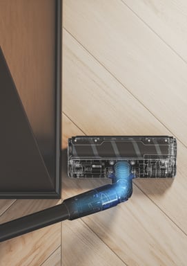 Hoover HF401H 011 Aspiradora escoba 2 en 1 Batería Secar Sin bolsa 0,7 L 240 W Negro, Plata