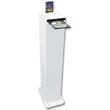 HP32-CD-W Torre sonora Bluetooth - Lettore CD - Bianco