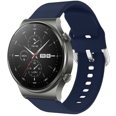 imoshion Bracelet silicone pour l'Huawei Watch GT 2 / Pro / 2e Sport 46 mm - Bleu foncé