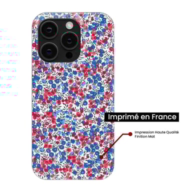 Coque en silicone - Compatible pour Google Pixel 8a - design liberty wiltshire bleu