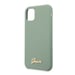 Custodia Guess per iPhone 11 Pro Max in silicone Logo Oro Vintage