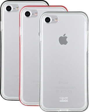 Lot de 3 bumpers Colorblock pour iPhone SE (2020)/8/7/6S/6