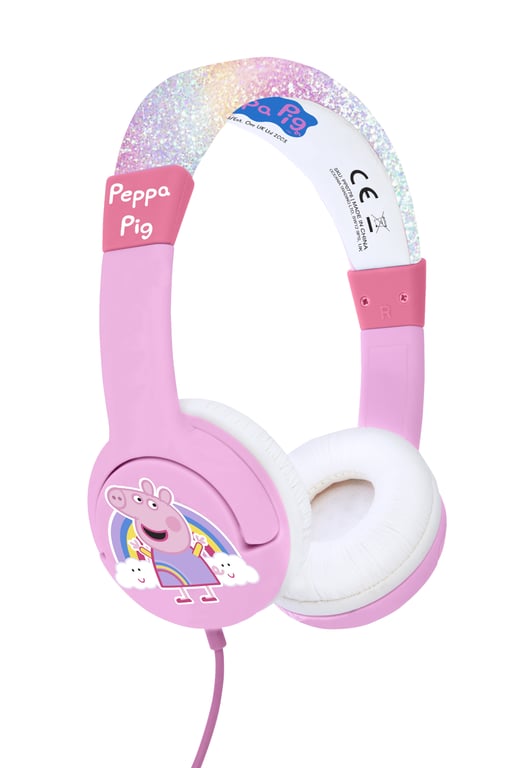Casque OTL Technologies Peppa Pig PP0776 – Limite Volume 85 dB, Arceau Ajustable